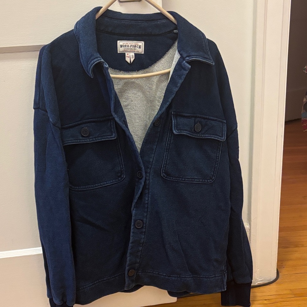 Gap Deep Blue Shirt Jacket